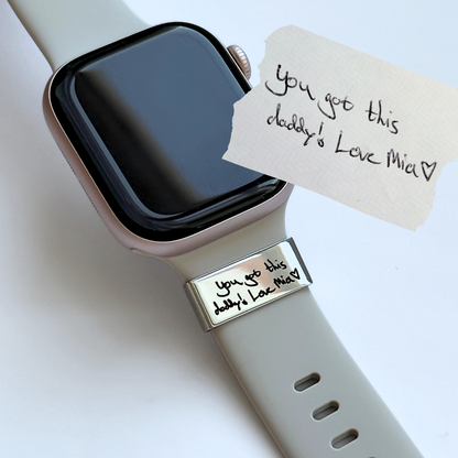 Handwritten Personalised Watch Tag