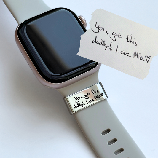 Handwritten Personalised Watch Tag