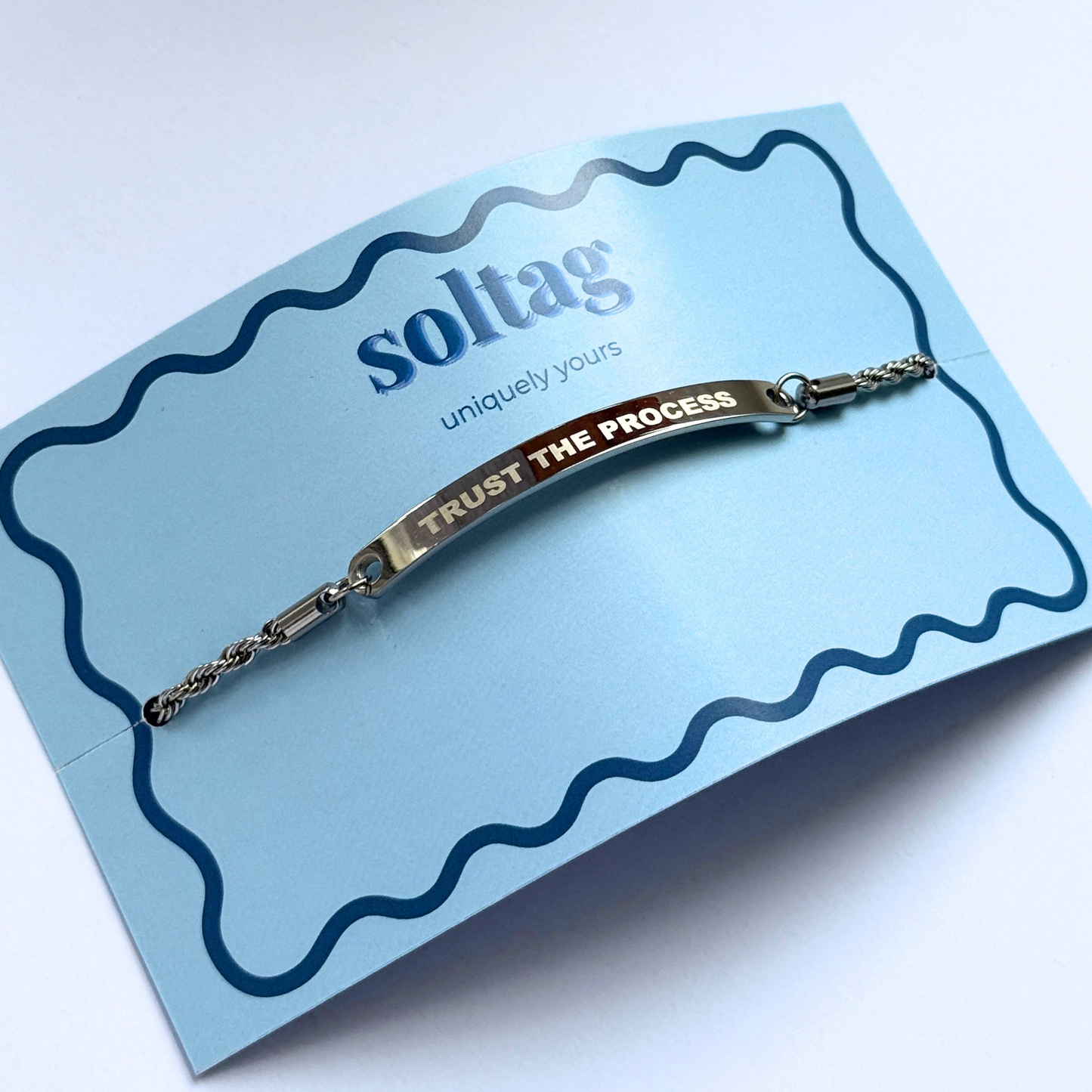 Unisex Personalised Bracelet - Custom Engraving