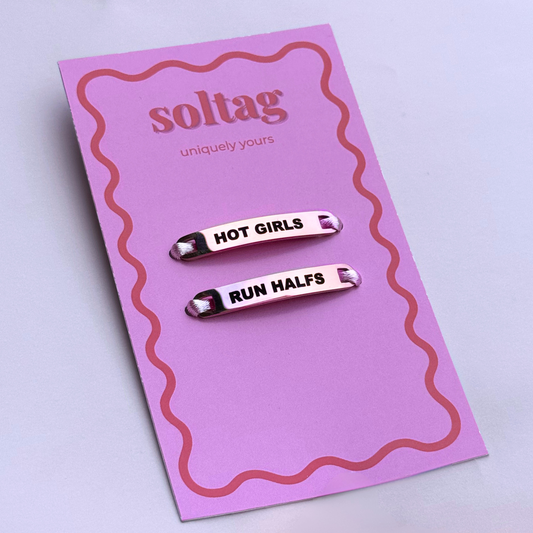 "Hot Girls Run Halfs" - Shoe Tags