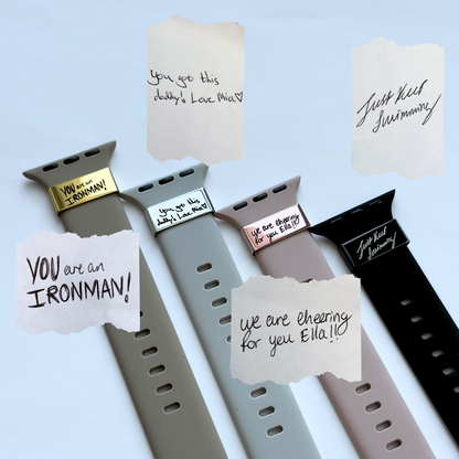 Handwritten Personalised Watch Tag