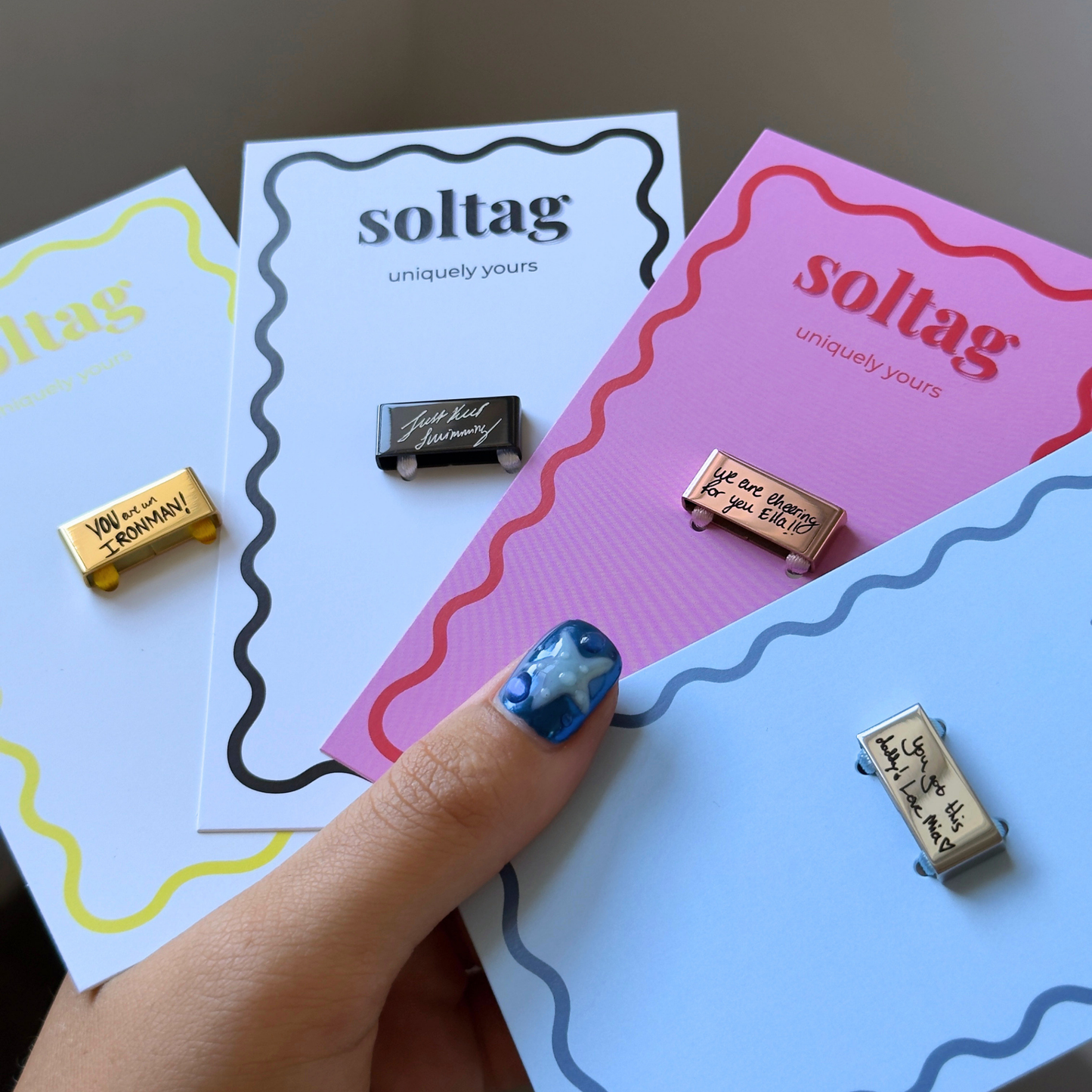 Handwritten Personalised Watch Tag