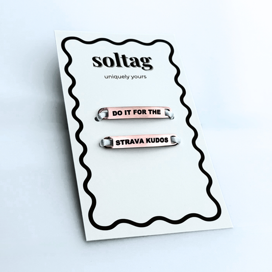 "Do It For The Strava Kudos" - Shoe Tags