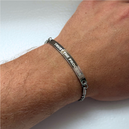 Unisex Personalised Bracelet - Custom Engraving