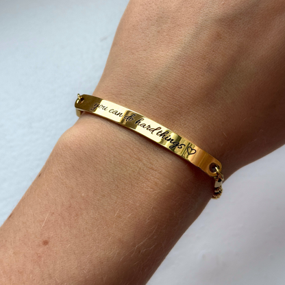 Unisex Personalised Bracelet - Custom Engraving