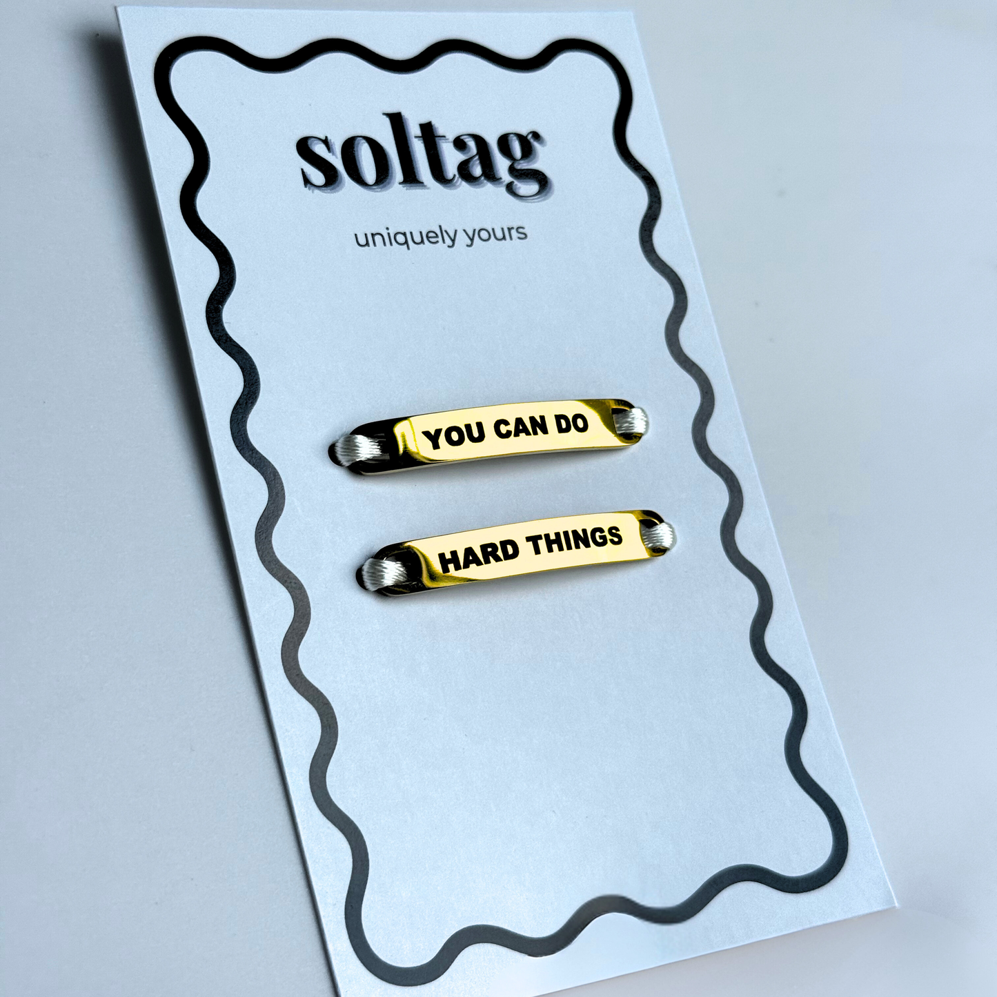 "You Can Do Hard Things" - Shoe Tags